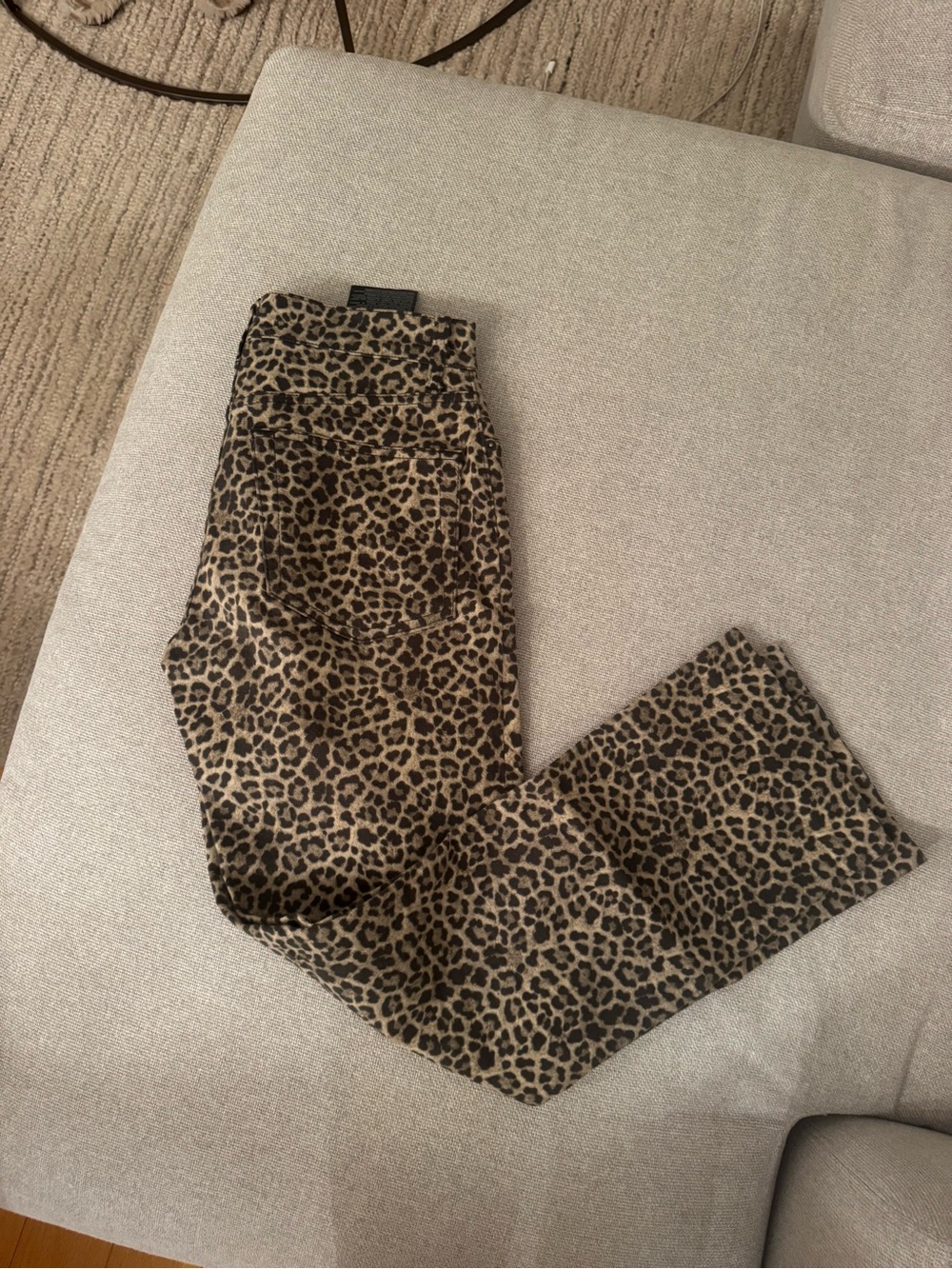 Zara Leopard Jeans